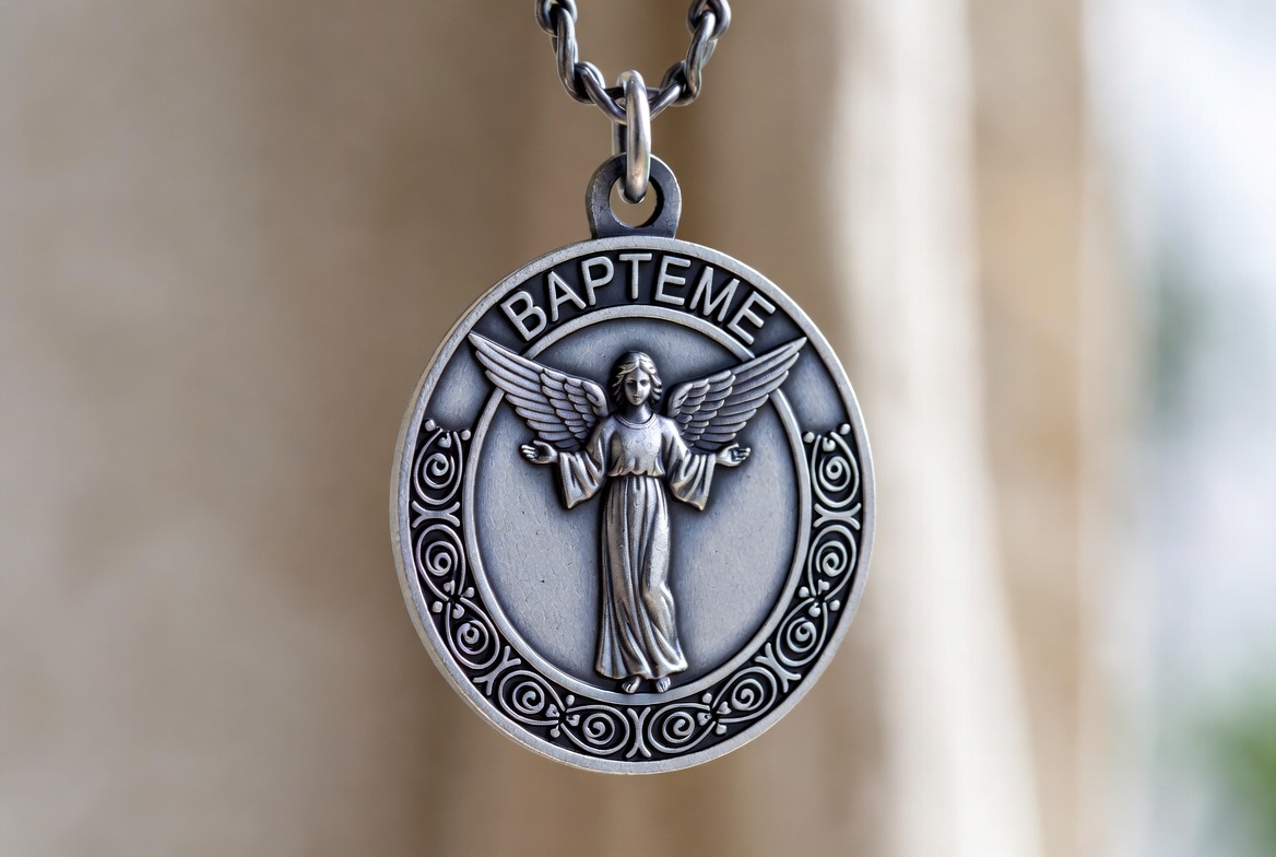 Médaille de baptême : pourquoi faut-il se tourner ce bijou ?
